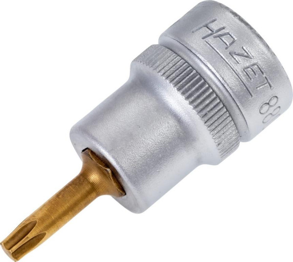 Hazet Schraubendreher-Steckschlüsseleinsatz TORX®, Vierkant hohl 10 mm (3/8 Zoll), Innen TORX® Profil, T20, 8802-T20
