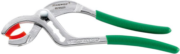 STAHLWILLE Connectorzange Nr.6576N Länge 230 mm Kopf verchromt Griffe mit Kunststoff-Überzug, 65765231