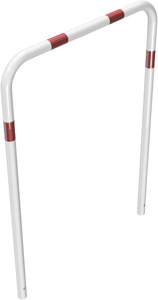 Schake Rohrbügel aus Stahlrohr Ø 48 x 2,5 mm ohne Querholm zum Einbetonieren, Gesamtbreite 1000 mm, Gesamthöhe 1400 mm, beschichtet, 448_10B
