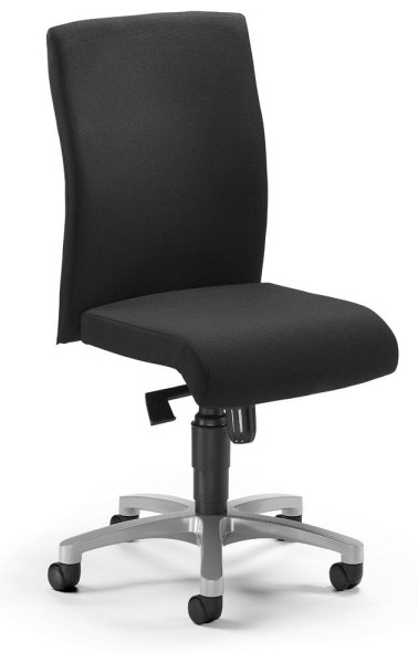Deskin Bürodrehstuhl PROFI ART ohne Armlehnen, Schwarz, 485 x 450 x 1055 mm, 216112