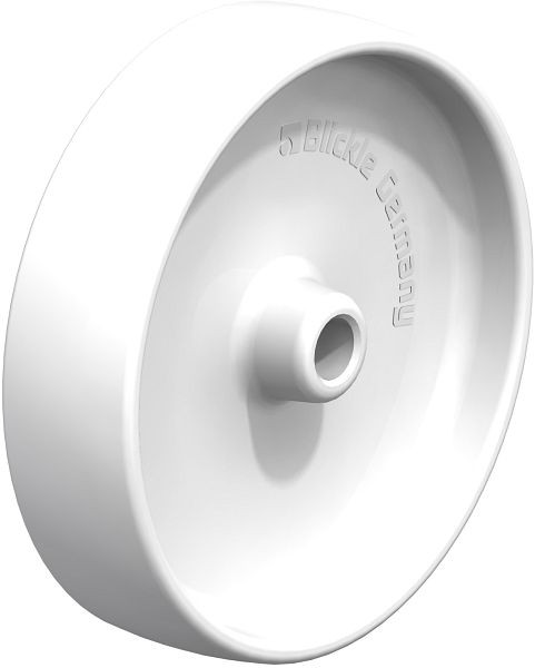 Blickle PO 126/12G Rad aus Polyamid, Weiß, 755203