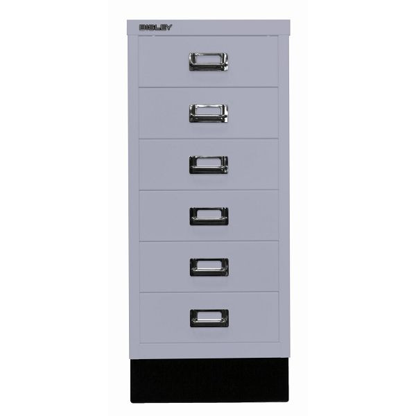 Bisley MultiDrawer™, Inkl. Sockel, DIN A4, 6 Schubladen, 656 lilac, L296S656