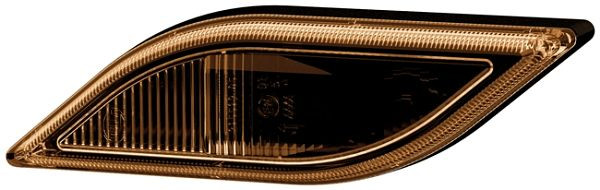 HELLA Zusatzblinkleuchte, Shapeline Style, LED, 24/12V, Anbau, grau, LED-Lichtfarbe: gelb, 500mm, links/seitlicher Anbau, 2BM 013 338-011