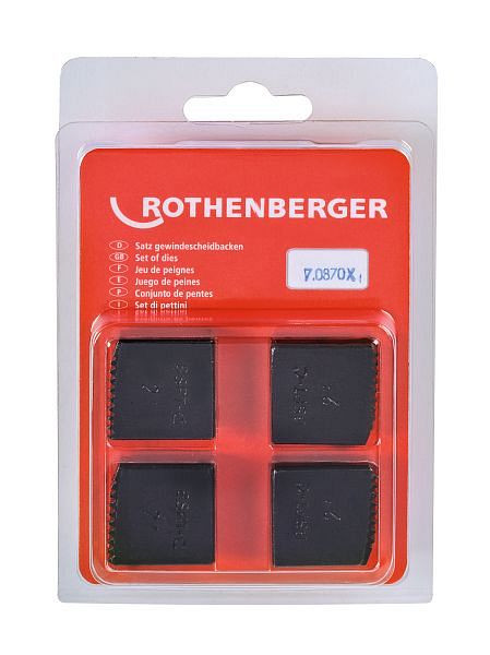 Rothenberger SC Schneidbacken, BSPT R 2", VE: 4 Stück, 070870X
