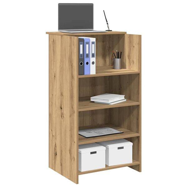 vidaXL Empfangstheke Artisan-Eiche 55x50x103,5 cm Holzwerkstoff, 859023