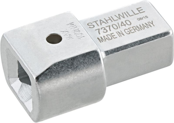STAHLWILLE Einsteckadapter Nr.7370/40 Werkzeugaufnahme 14x18 mm Innen-4kant 9x12 mm, 58290040