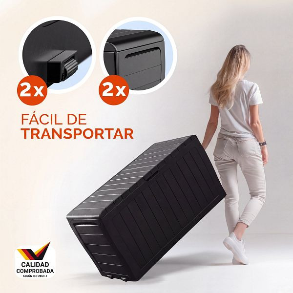DEUBA Auflagenbox Marvel Plus Anthrazit 270L, 106976, 4250525364217