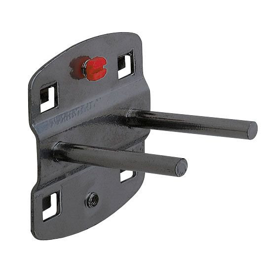 Kappes RasterPlan Doppelter Werkzeughalter mit geradem Dorn, Ø 6 mm, L 50 mm, anthrazitgrau, 4040.00.1808