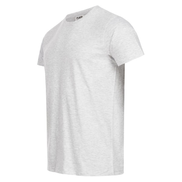 NITRAS MOTION TEX LIGHT, T-Shirt, vorgewaschen, Rundhals, ohne Seitennaht, Größe: 2XL, Farbe: hellgrau, VE: 100 Stück, 7004-1300-2XL
