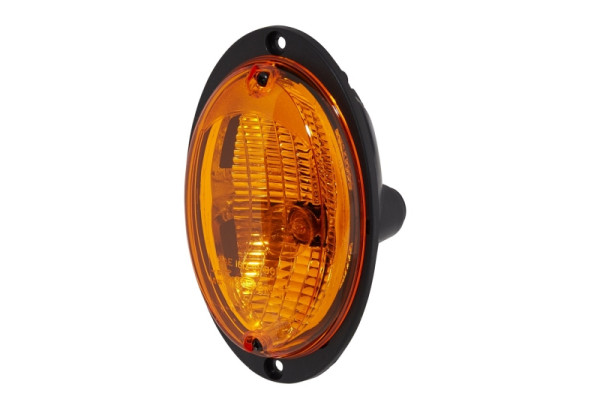 HELLA Blinkleuchte, Agroluna, Halogen, 24V, Einbau/Schraubanschluss, SAE/ADR/GGVS, Stecker: Flachstecker, links, 2BA 343 130-537