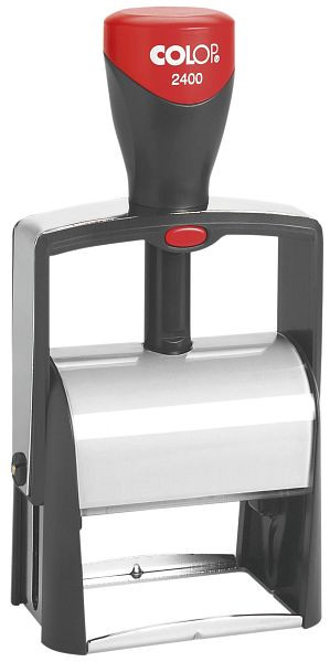 COLOP Classic Line 2400 mit Logo, für max. 6 Zeilen mit Logo, 27 x 58 mm, 2311462002