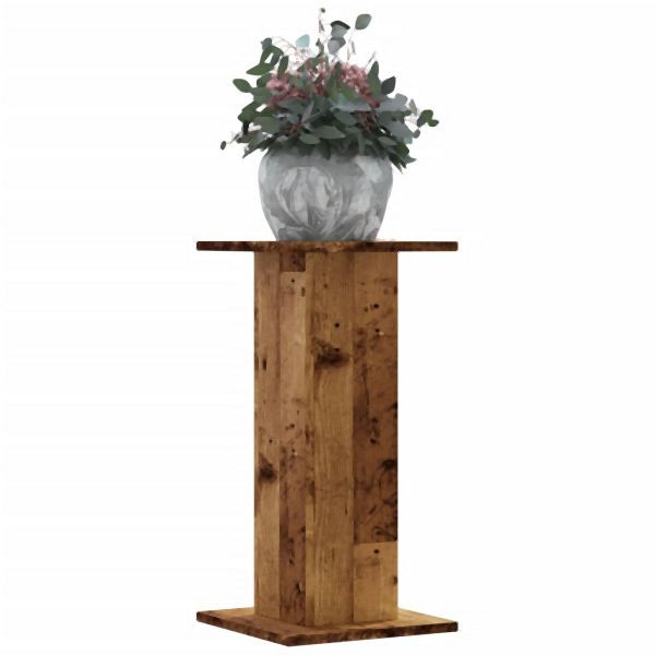 vidaXL Pflanzenständer 2 Stück Altholz-Optik 30x30x60 cm Holzwerkstoff, 3307862
