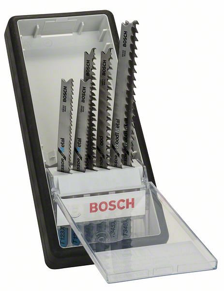 Bosch Stichsägeblatt-Set Robust Line Progressor, T-Schaft, 6-teilig, 2607010531