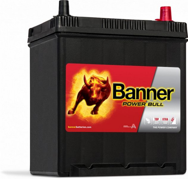 Banner Power Bull P40 25 ASIA, Kalzium PKW Batterie der neuesten Generation, 013540250101
