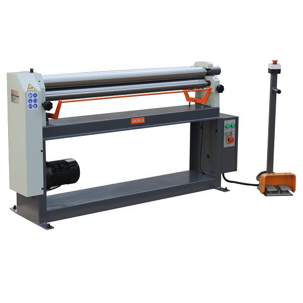 BOKA ESR-5116 Dreiwalzen-Rundbiegemaschine, mit Elektromotor und Konusbiegevorrichtung, Blechdicke max. 1.5mm, maximale Walzdicke 1300 mm, 591101V400