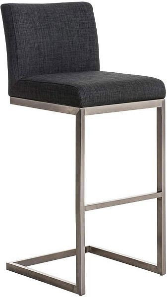 CLP Barhocker Paros Stoff, dunkelgrau, 10367756, 4250420256471