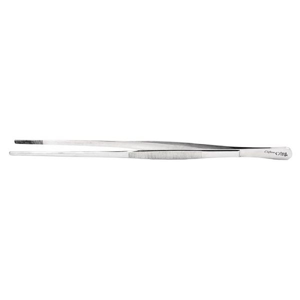 Clifton Food Range Edelstahlpinzette Micro mit schmaler Spitze 30cm, CC164