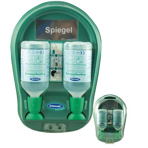 Stein HGS Augenspülstation -Medidrop-, 2x 500 ml Natriumchloridlösung, 0,9%, 25385