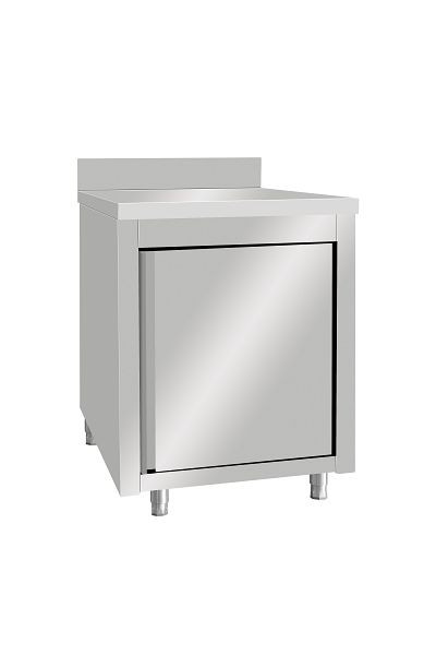 Skyrainbow Arbeitsschrank aus Edelstahl, mit Aufkantung, 60 x 70 cm, THASR67A