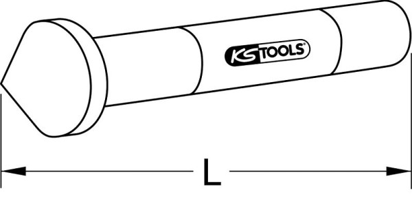 KS Tools Bördelkonus, Durchmesser 6-14mm, 108mm, 122.1460