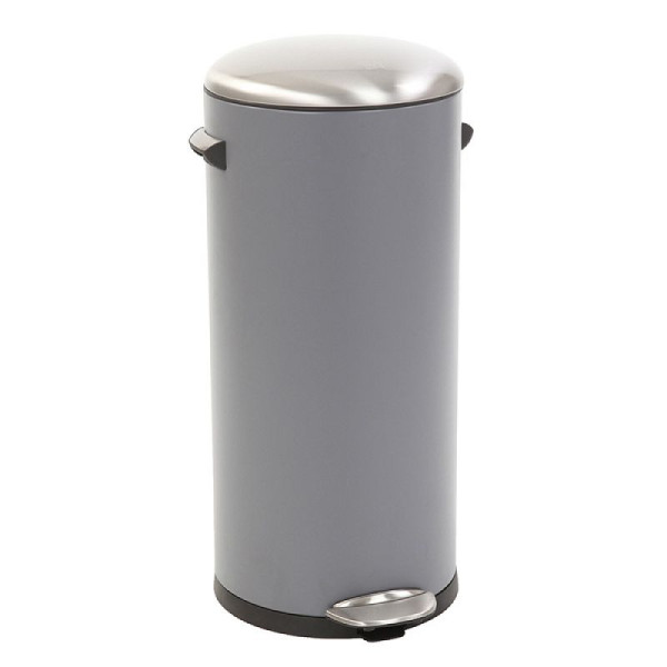 STEIN HGS Belle Deluxe Treteimer, grau, sandcoated, 30 Liter, 83979.0013