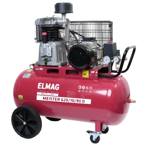 ELMAG Kompressor MEISTER 620/10/90 D, 10232, 9004853102325