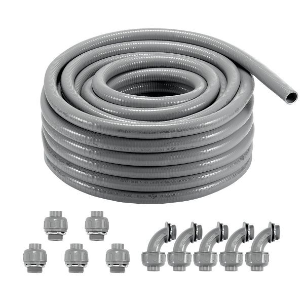 VEVOR 30,5m PVC Wellschlauch Flexschlauch Wellrohr Isolierrohr Schutz 25,4mm, PVCYMDQDG1INFF00ZV0