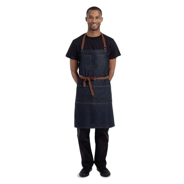 Chef Works Urban Memphis Latzschürze indigo, Baumwolle, B721
