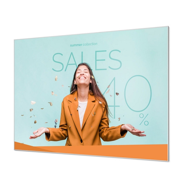 Showdown Displays Indoor Wandschild Compasso 100 x 140 cm FOREX 3 mm, FBCOM1000x1400-FP3