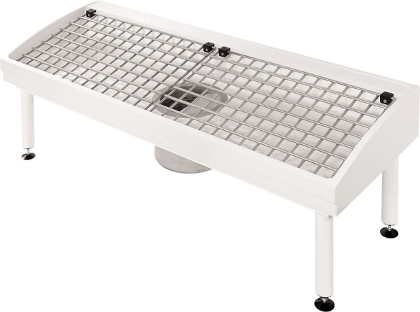 KWC Stiefelreinigungsanlage, Sirius, Miranit, 1400x500x510 mm, Siphon, 2 Plätze, 2000102727