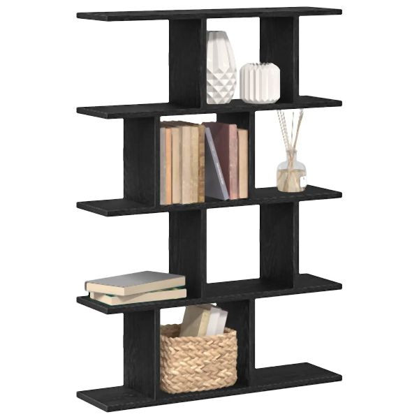 vidaXL Würfelregal 12 Fächer Schwarz Holzwerkstoff, 860014