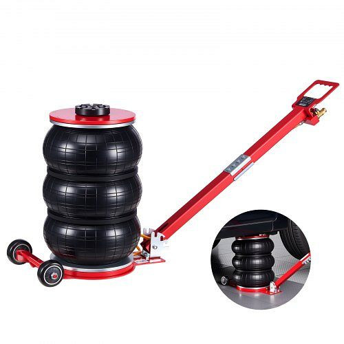 VEVOR pneumatischer Wagenheber 5 t, mit 6 Stahlrohren & verstellbarem Griff, 140–464 mm Hubhöhe für Pkw SUVs Pickups, QNQJDHSDBS5TC65UZ001V0