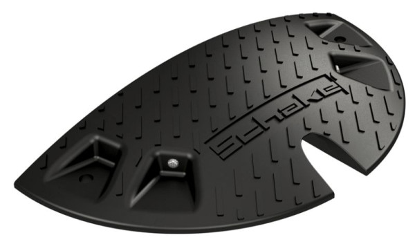Schake Bodenschwelle Endstück schwarz ohne Adapter Höhe: 50 mm, 3392-50E