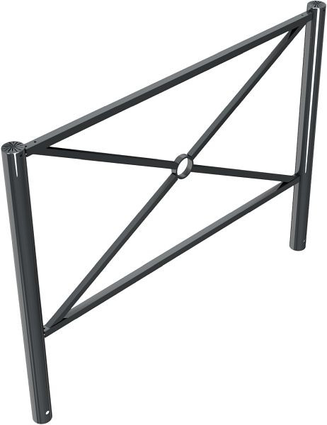 Schake Stadtzaun - Zaunelement mit Flachkopf, 418_7045B