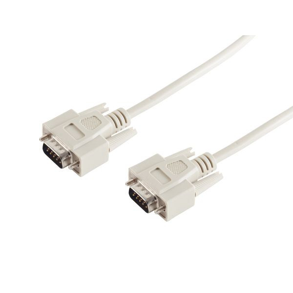 S-Conn SUB-D Anschlusskabel, 2 x 9-pol Sub-D-Stecker, mit vergossenen Gehäusen, 3,0m, 78041-3