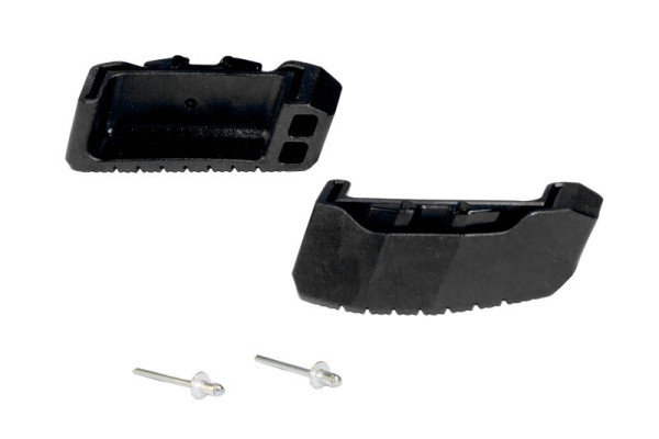HYMER Leiterschuhset für Stufenleitern, für Holmgröße 81 mm, 0053487