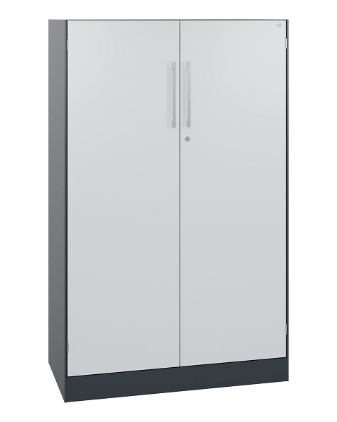 C+P Flügeltürenschrank Asisto, H1310xB800xT435mm, 7016/7035, 141033-000 S10212