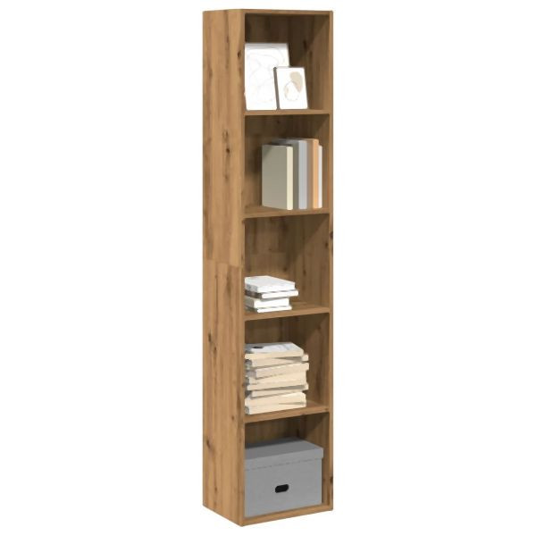 vidaXL Bücherregal Artisan-Eiche 40x30x189 cm Holzwerkstoff, 857893