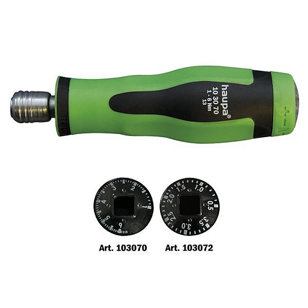 Haupa 2K-Torque Drehmomentwechselgriff VarioTQ 0,5-3 Nm, 103072
