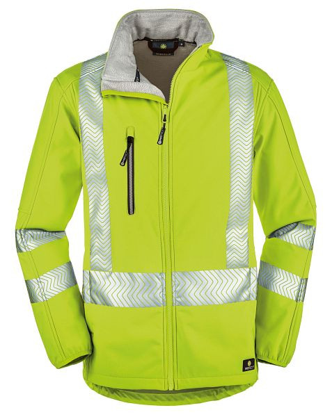 4PROTECT Warnschutz-Softshelljacke TYLER, leuchtgelb, Größe: M, 3477-M