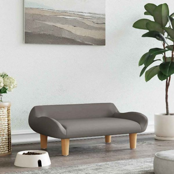 vidaXL Hundebett Taupe 70x40x24 cm Abmessung Stoff, 171949