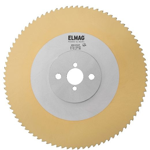 ELMAG Sägeblatt HSS / DMo5 / TiN Beschichtet, TiN 350x3,0x40mm T6 / 180 Zähne, 79137