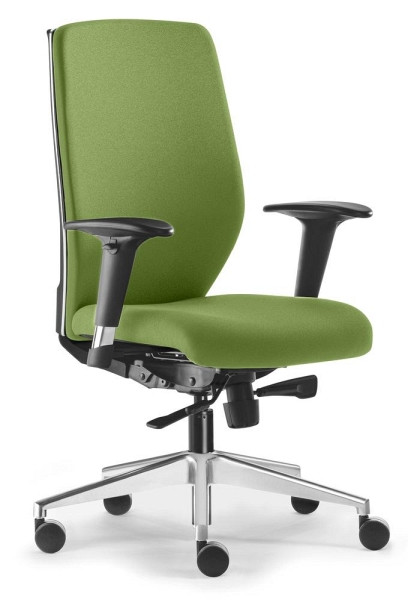 Deskin Bürostuhl DV100 PRO inkl. Armehnen, Grün, 590 x 450 x 990 mm, 348021