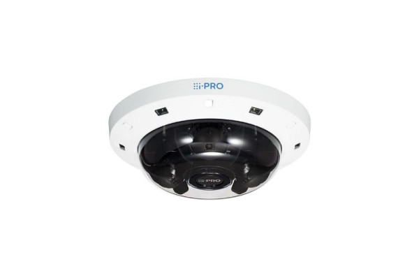 i-Pro Netzwerk Multisensor Kamera S-Serie, 3x8MP@15fps, 3,1mm AI, IK10, IP66/67, IR, out, Farbe (Kuppel): klar, WV-S8573L