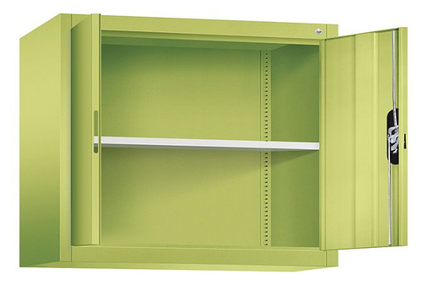 C+P Aufsatzschrank Acurado, H790xB930xT400mm, Farbe: Viridingrün / Viridingrün, Muldengriff, 9265-000 S10195