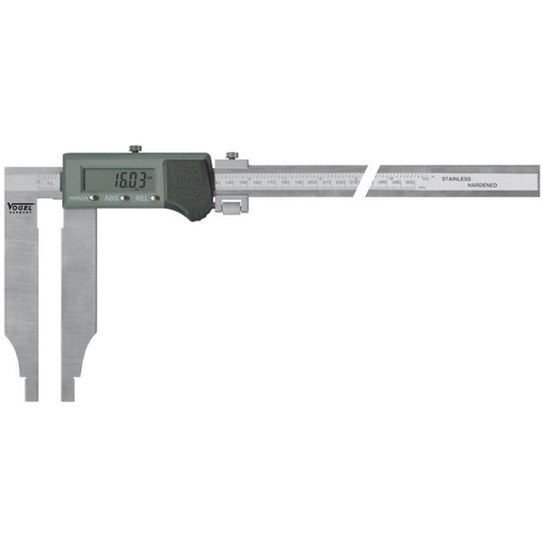 Vogel Germany Elektronik Digital Werkstatt-Messschieber, 500 mm / 20 inch, ohne Spitze, IP66, 207140
