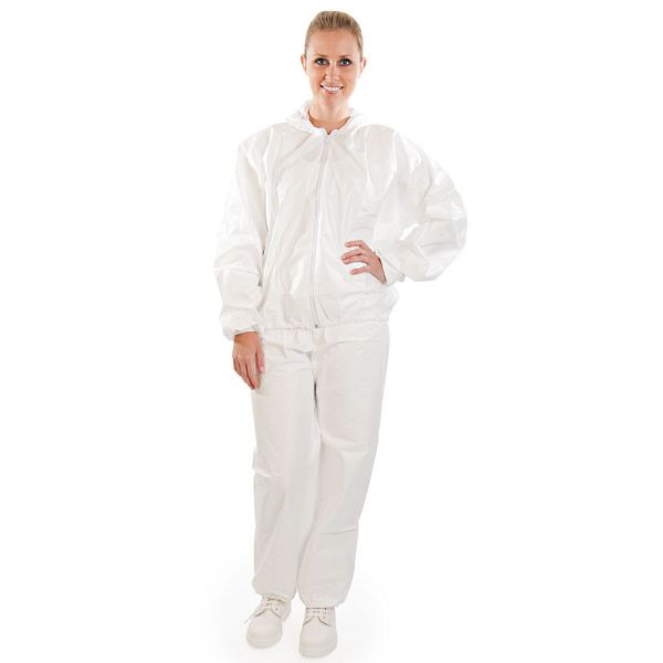 Hygostar Jacken, weiß, Größe XXL, Microporous 90 x 140 cm, VE: 50 Stück, 27551