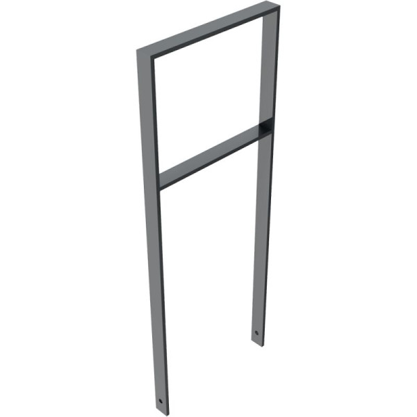 Stein HGS Anlehnbügel/Absperrbügel -Apelland- mit Querholm, 450mm /beschichtet DB 703, Bügel: 50 x 12 mm, 451.045b