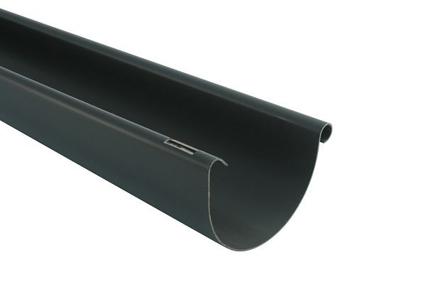 Marley Dachrinne halbrund RG 100, 4,0 m anthrazit, 085036