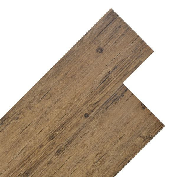vidaXL PVC-Fliesen Nicht Selbstklebend 4,46 m² 3 mm Walnuss Braun, 146590